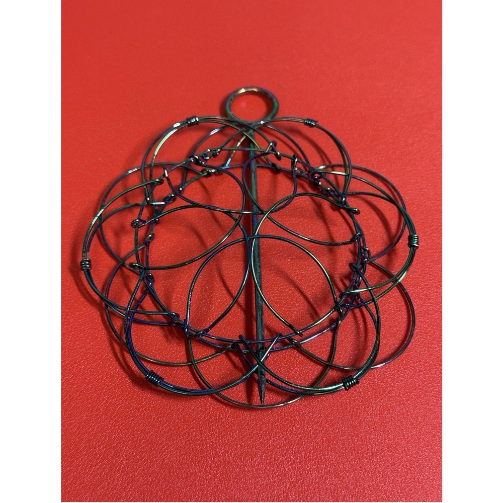 Vintage 1970s 1980s Expandable Chignon Hair Bun Cage Hair Pin Ponytail Oil Slick